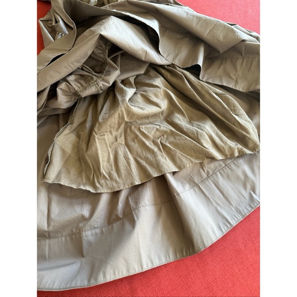 Nicholas Halo Collared Halter Neck Tiered Midi Dress in Mocha, NWT, 0 - Picture 13 of 16